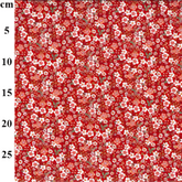 Rose & Hubble – Popeline-Stoff mit kleinen Blumenmustern, 100 % Baumwolle, 112 cm breit, ideal zum Basteln, Nähen, Patchwork und Schneidern